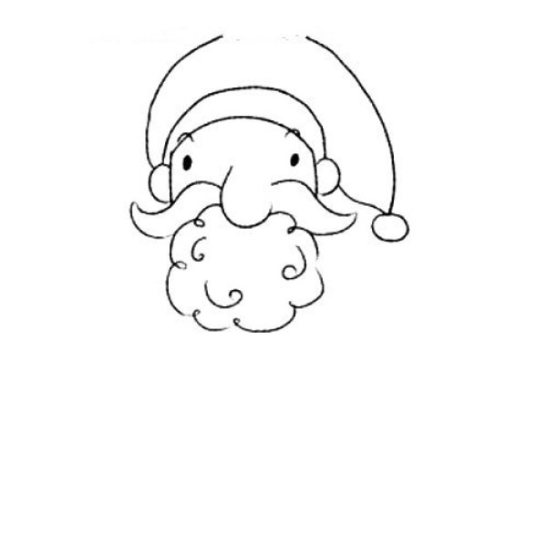 Santa Claus simple drawing tutorial