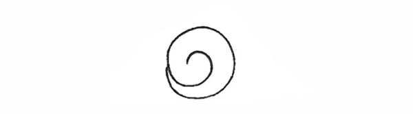 How to draw a snail