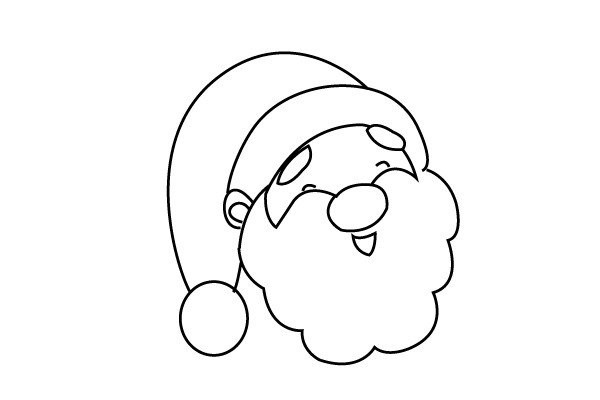 How to draw Santa Claus delivering gifts