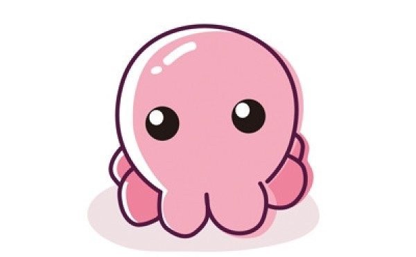 Simple drawing animation tutorial: Octopus