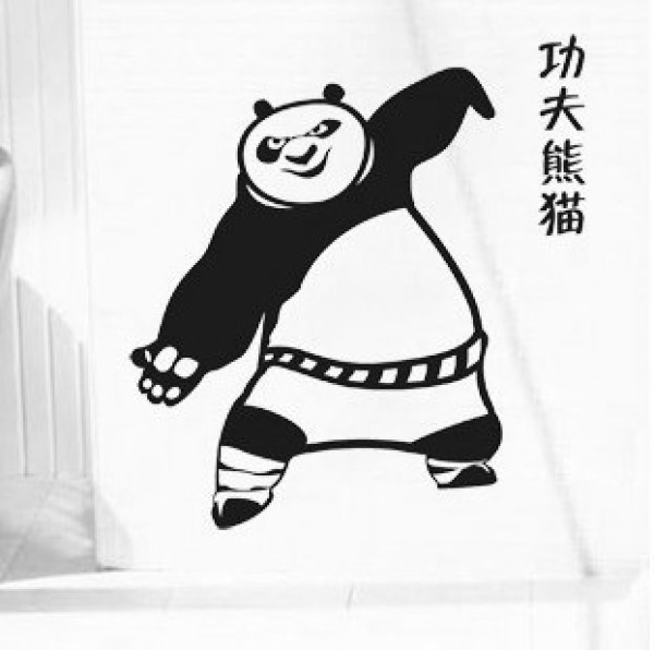 Movie Kung Fu Panda simple drawing