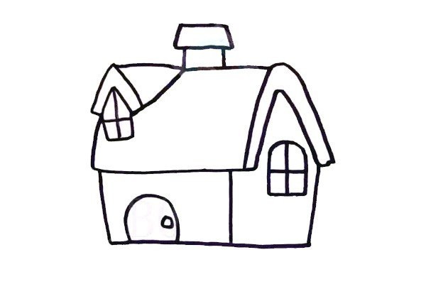 Draw the flying house in Up