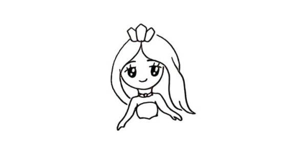 Draw a beautiful little princess