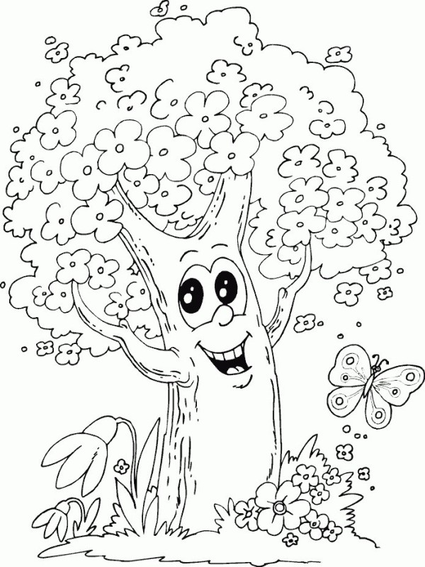 cute cartoon tree