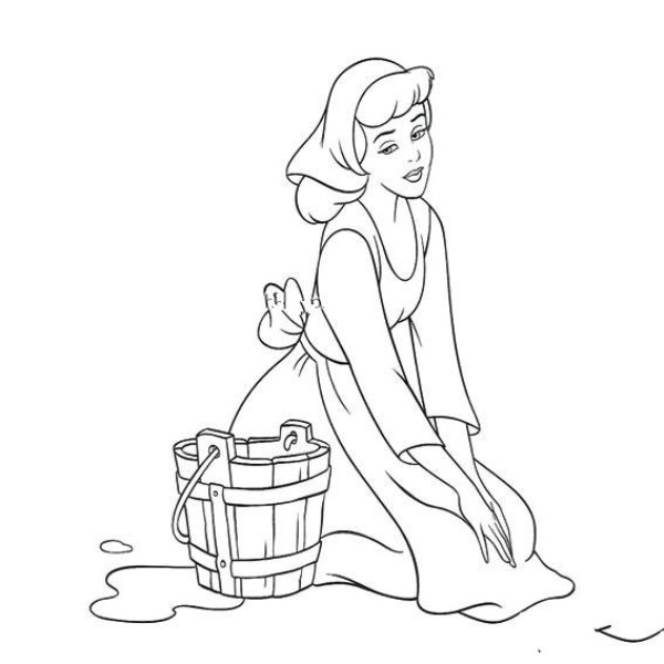 woman cleaning