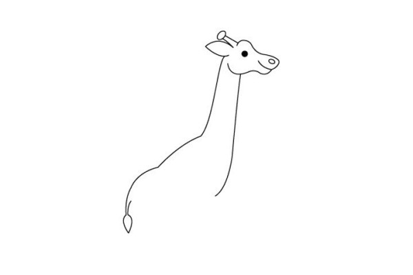 How to draw a giraffe in simple strokes