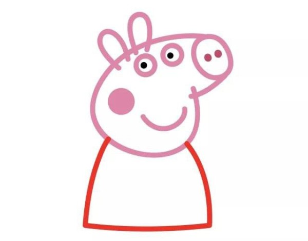 How to draw Peppa Pig and her family