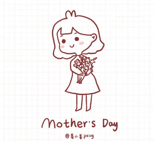 8 Beautiful Mother’s Day Simple Drawing Pictures