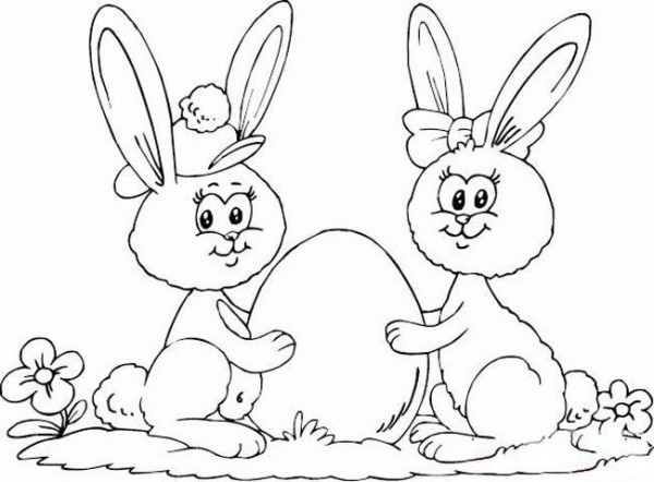 Complete collection of simple drawings of rabbits Simple drawings of Easter rabbits