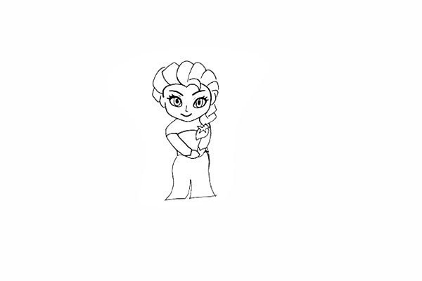 How to draw Princess Elsa