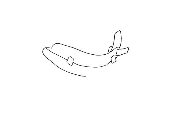 How to draw an airplane