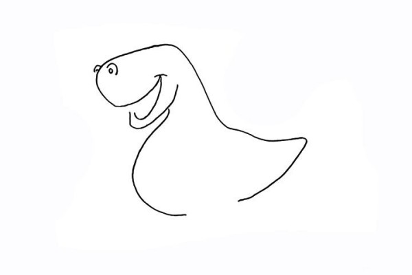 How to draw a dinosaur