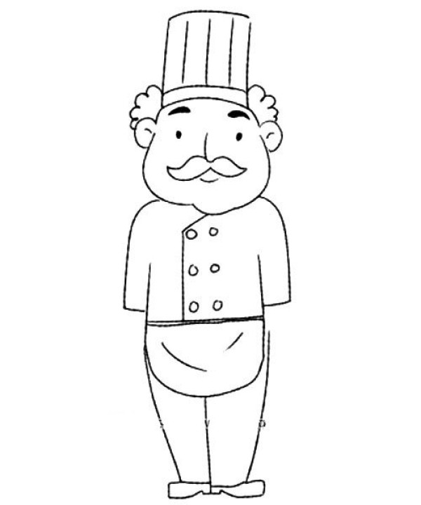 Chef simple drawing tutorial