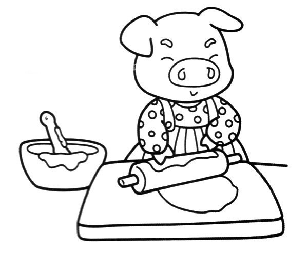 Mummy Pig who is cooking again