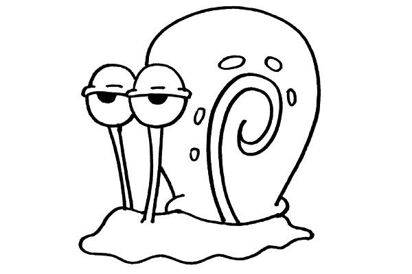 Teach you how to draw a snail