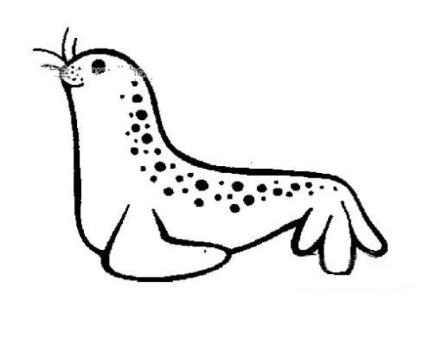 Simple strokes of seal pictures