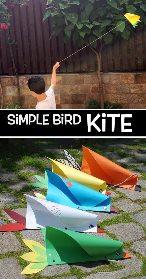 Creative bird kite making process