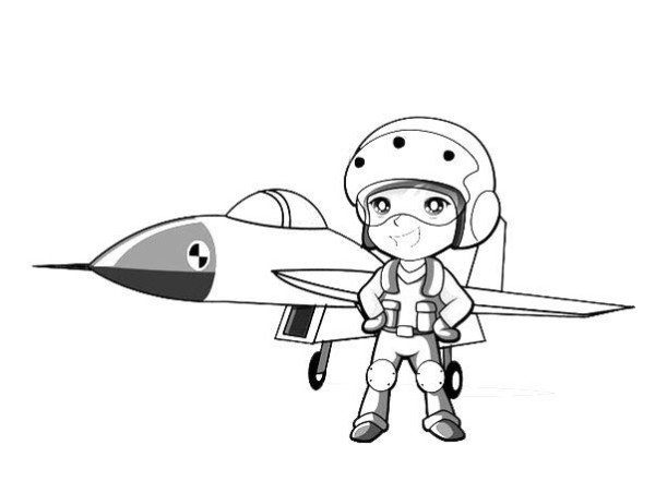 Pilot simple drawing pictures