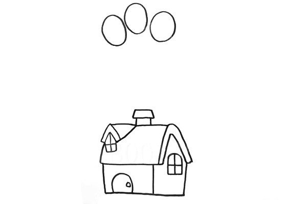 Draw the flying house in Up