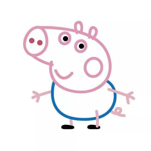 How to draw Peppa Pig and her family