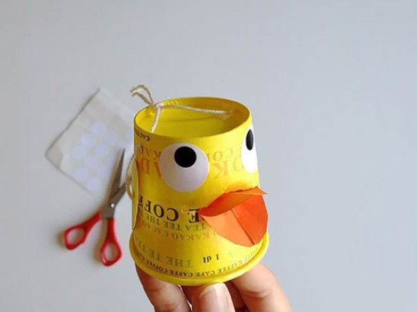 How to make duck paper cup dolls