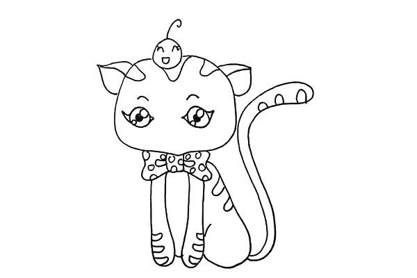 How to draw a cute cat