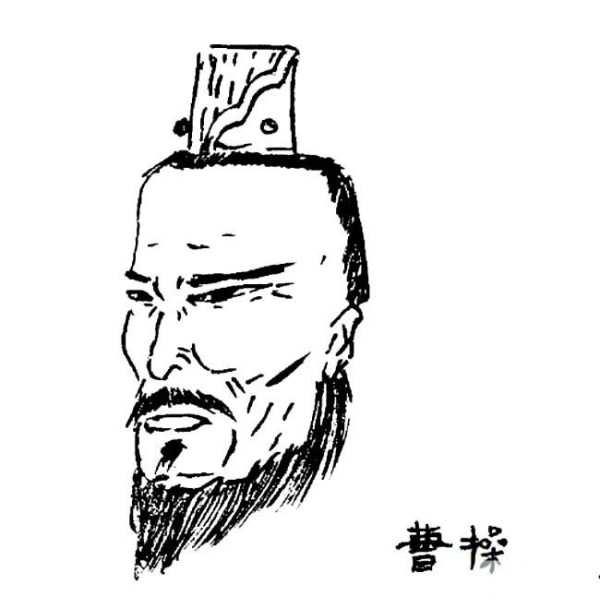 Avatars of characters in the Three Kingdoms: Cao Caos avatar in simple strokes