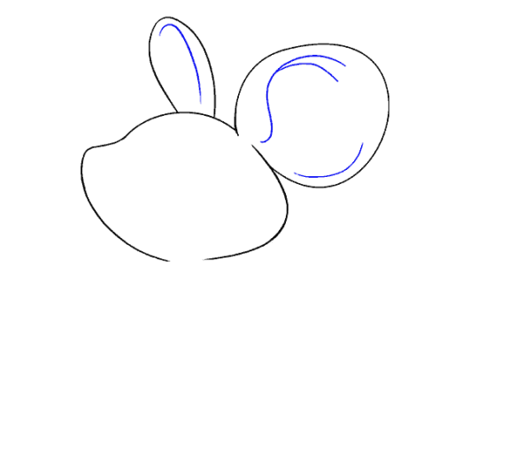 Teach you how to draw a cute little mouse