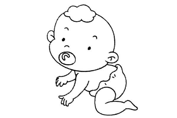 Cute baby simple drawing tutorial