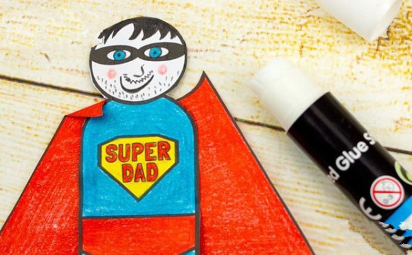 Fathers Day Superman Dad Creative Gifts Handmade