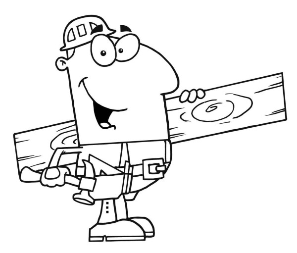 Character Cartoon Drawing Method Carpentry