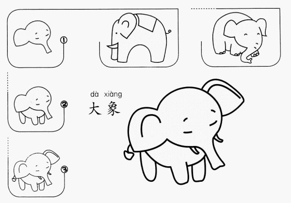 How to draw an elephant