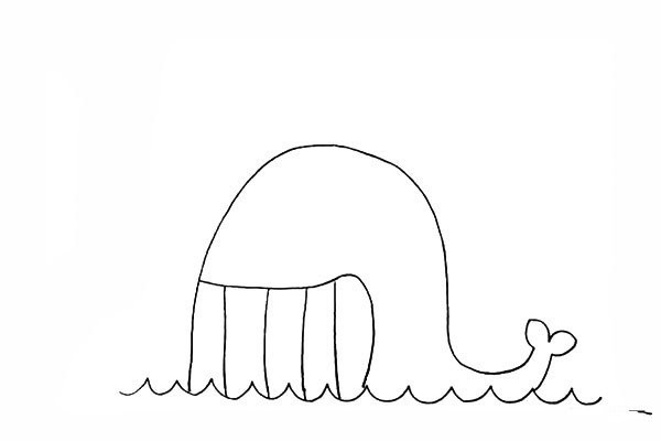 How to draw a whale