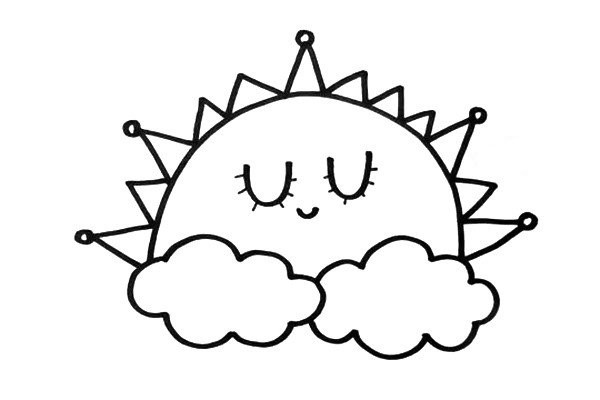 How to draw a sun baby