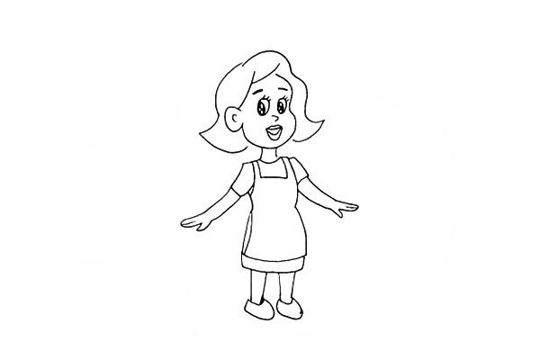 How to draw mother