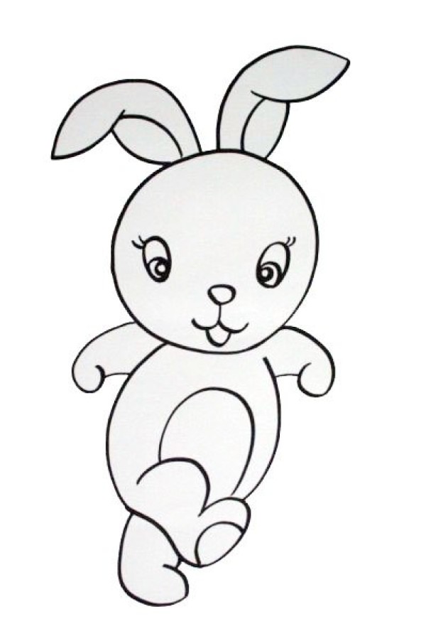 Twelve zodiac rabbit simple drawing pictures