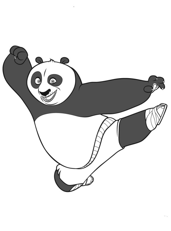 How to draw Kung Fu Panda