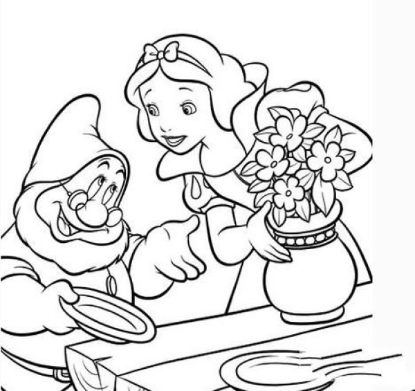 How to draw Snow White in simple strokes Complete collection of simple strokes of Snow White