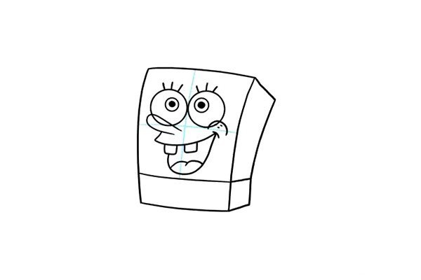 Cartoon drawing tutorial SpongeBob SquarePants