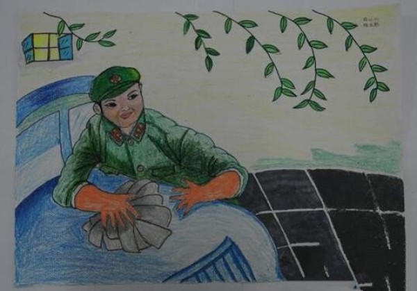 Appreciation of the pictures of beloved Uncle Lei Feng about learning from Lei Feng