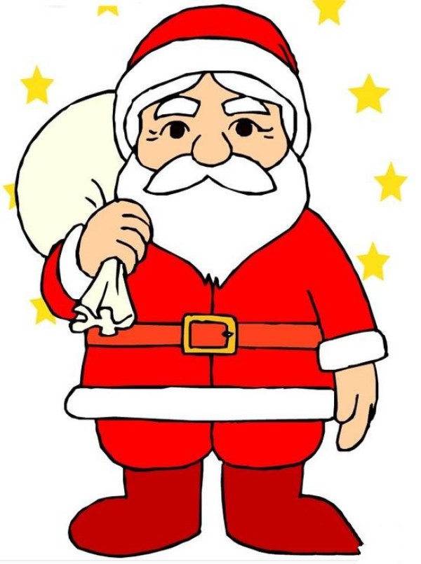 Starry Santa Claus