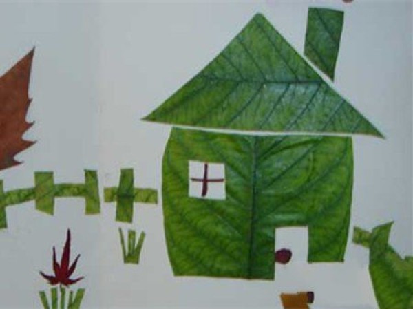 Leaf stickers: House of the future