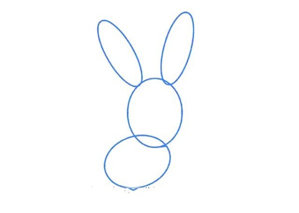 Draw a cartoon little white rabbit step by step