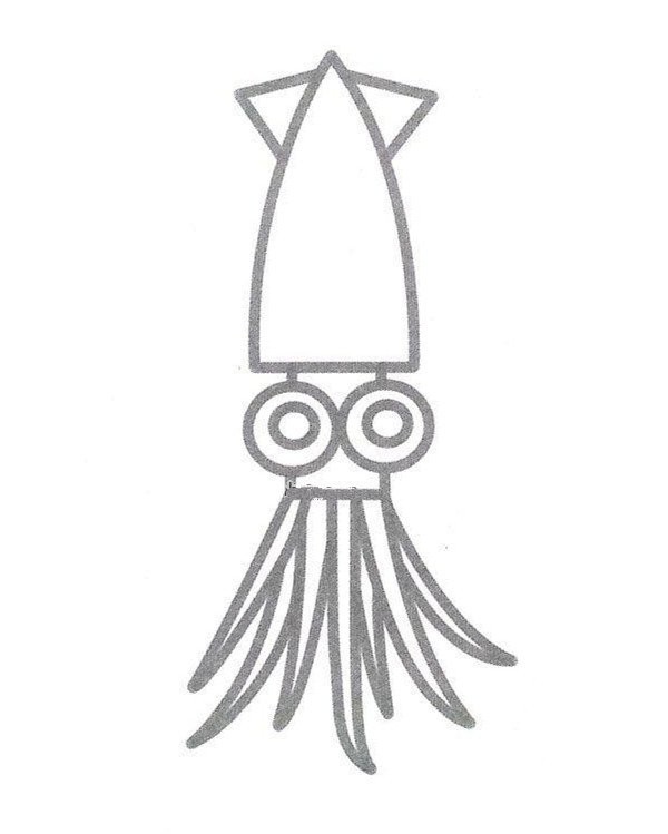 Simple strokes of squid