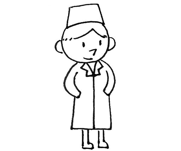 Learn to draw a doctor step by step