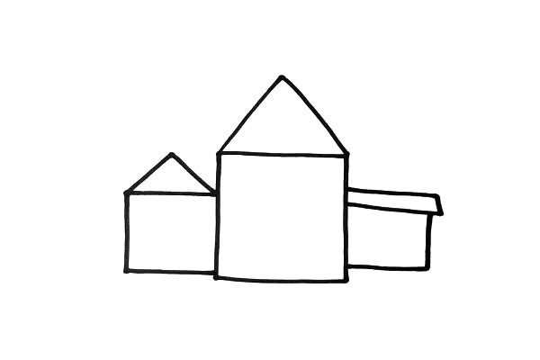 Simple drawing of small house