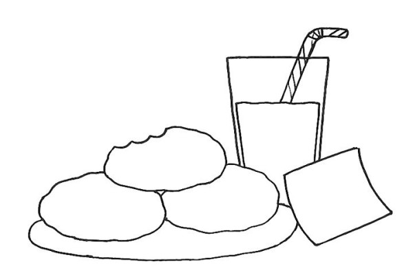 How to draw a cute nutritious breakfast