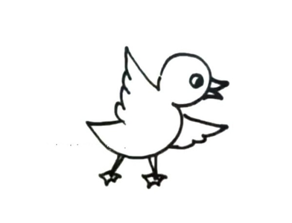 Super simple drawing method of little duck