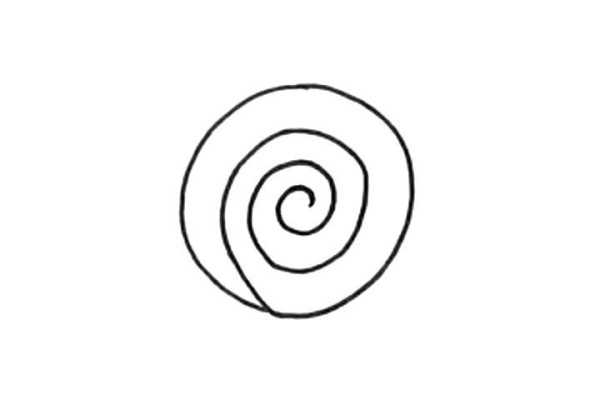 Learn to draw a snail