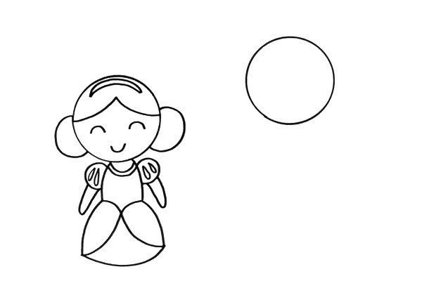 How to draw Snow White and the Queen